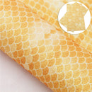 Glitter Mermaid Scales Fabric Sheet