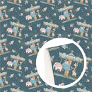 Carousel Faux Leather Sheet