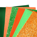 St. Patrick's Day Glitter and Litchi Sheet Pack (6 sheets)