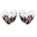 Halloween Ghost Heart PVC Shaker Applique