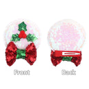 White Holly Mouse Ear Hair Clip Set