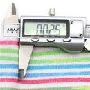 Spring Stripes Fine Glitter Stretchy Fabric Sheet