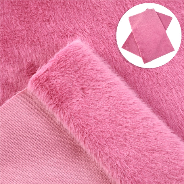 Hot Pink Velvet Fabric Sheet