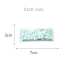 70mm Hearts and Shells PVC Shaker Snap Clip - Pack of 2