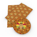 Cute Turkey Faux Leather Sheet
