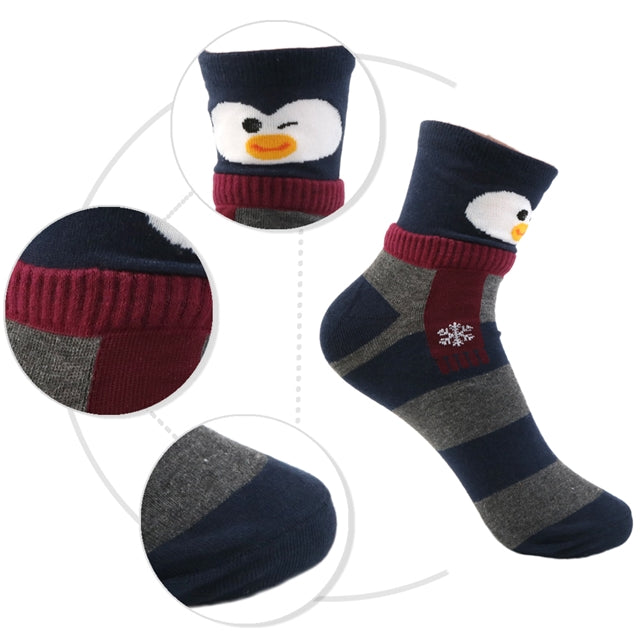 Penguin Winter Scarf Socks