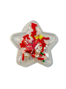 Christmas Clay Santa PVC Shaker Applique