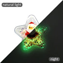 Christmas Star PVC Shaker Applique