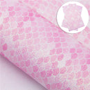 Glitter Mermaid Scales Fabric Sheet