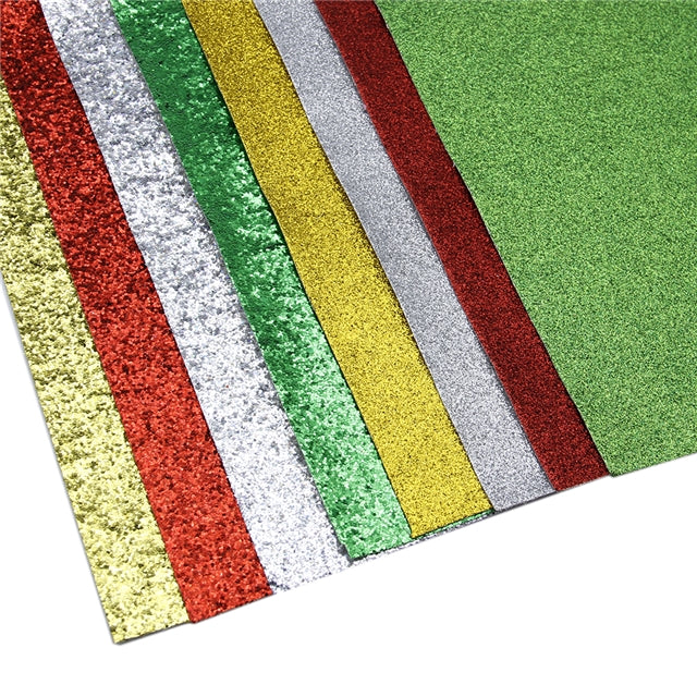 Christmas Glitter Sheet Pack (8 sheets)