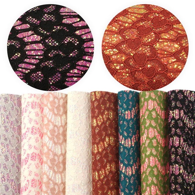 Lace and Glitter Sheet Pack (8 sheets)