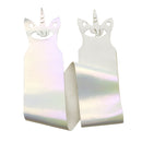 3”  Unicorn Cutout Faux Leather Ribbon