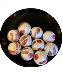 20mm Cherry Waterslide Beads (10 per pack) - Imperfect