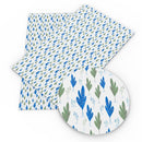 Winter Trees Faux Leather Sheet