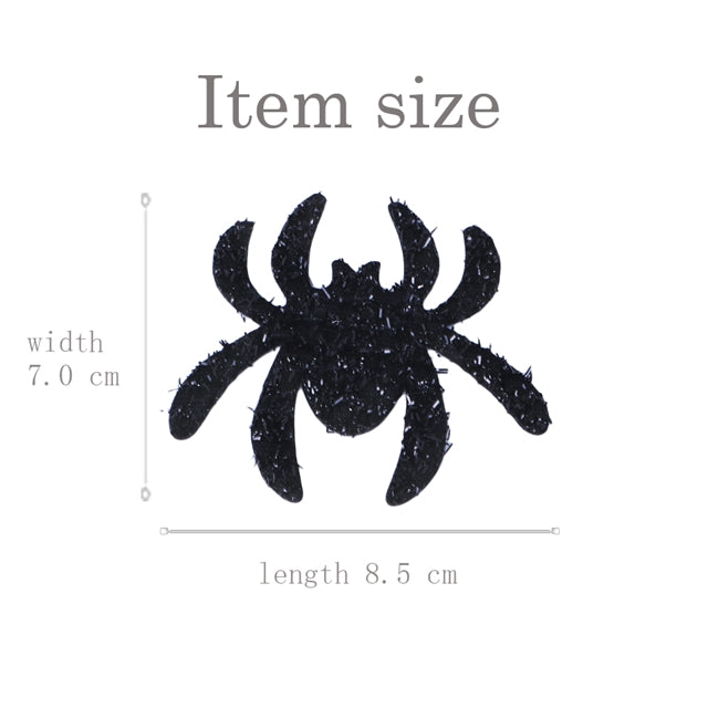 Sparkly Spider Applique - Pack of 5