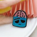 Neon Zombie Acrylic Charm
