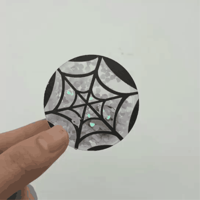 Light Up Shaker Resin - Spider Web
