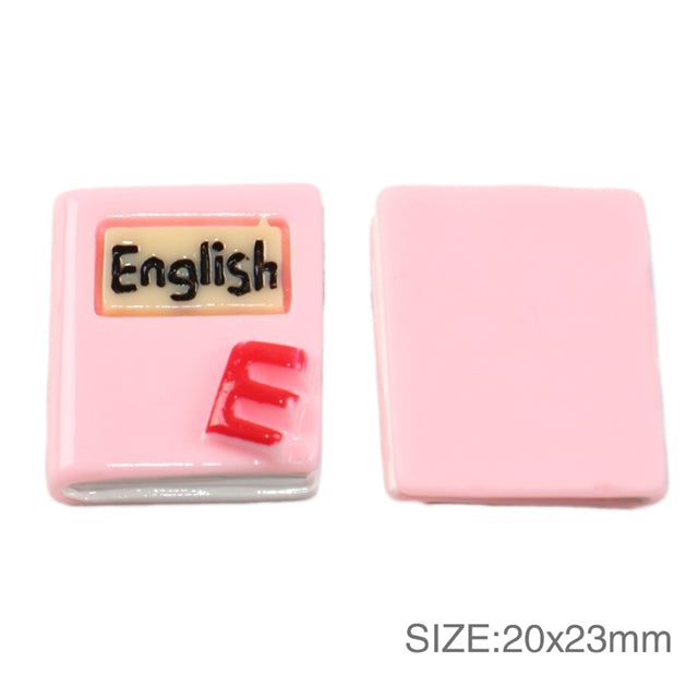 Pink English Book 3D Resin