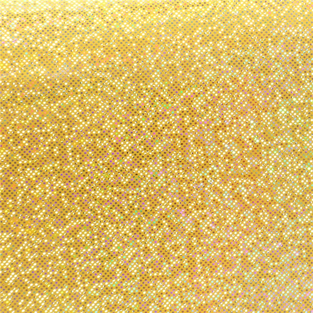 Yellow Laser Dot Faux Leather Sheet