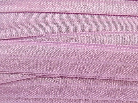Solid Thistle Purple Fold Over Elastic