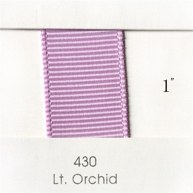 1" Solid Light Orchid Ribbon