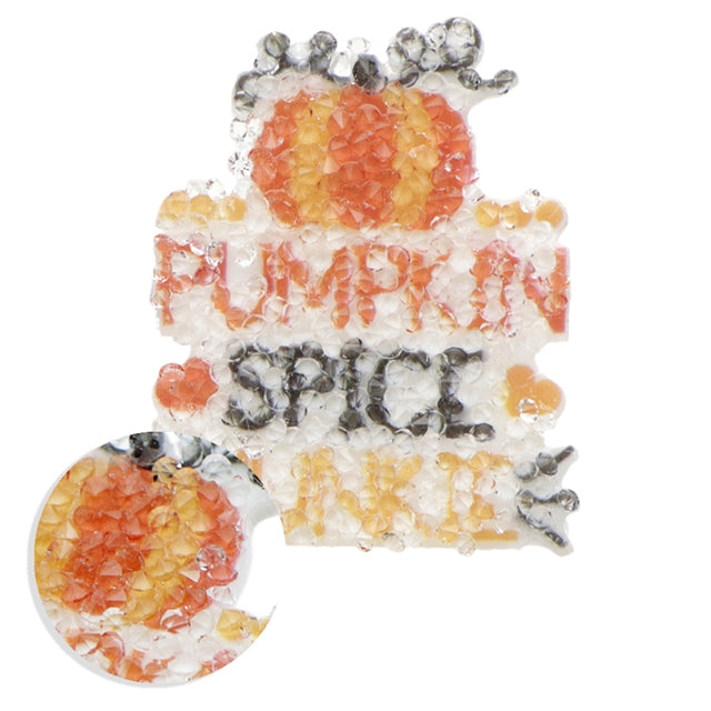 Pumpkin Spice Junkie Diamond Planar Resin - Pack of 5