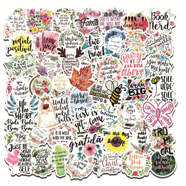 Fresh Phrase Sticker Pack  (50 stickers)