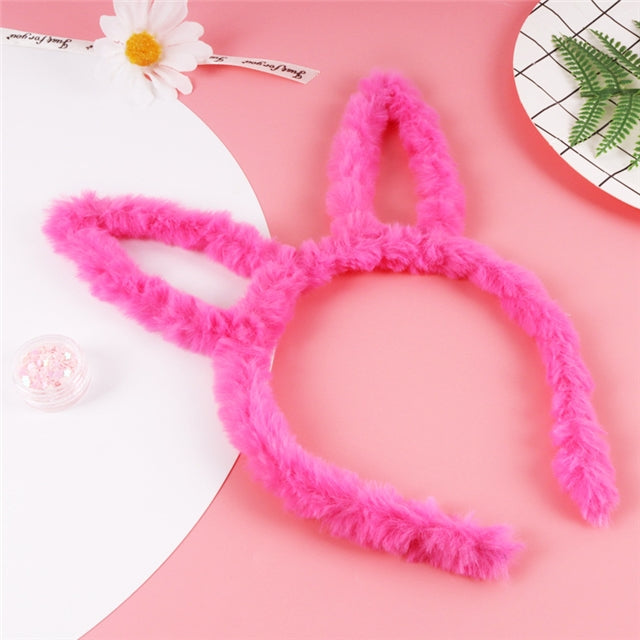 Plush Bunny Ears Headband