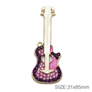 Guitar Rhinestone Pendant
