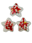 Christmas Clay Santa PVC Shaker Applique