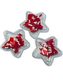 Christmas Clay Mittens PVC Shaker Applique