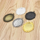 39mm x 29mm Filigree Oval Pendant Bezel