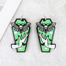 Death Moth Coffin Acrylic Charm