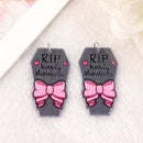 RIP Beauty Standards Coffin Acrylic Charm