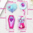 Heart Eyeball Acrylic Charm