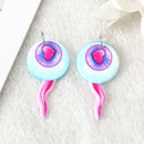 Heart Eyeball Acrylic Charm