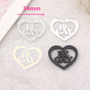 Subversive Word Heart Acrylic Charm