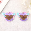 Spooky Booty Dark Skin Acrylic Charm