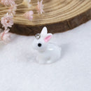 White Bunny Charm