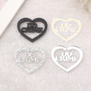 Subversive Word Heart Acrylic Charm