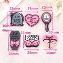 Powerful Woman Mirror Acrylic Charm