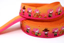 7/8” USDR Double Sided Fall Unicorns Ribbon
