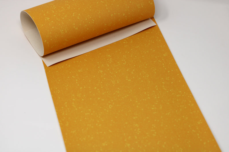 US Designer Sunflower Yellow Faux Sparkle Faux Leather Sheet