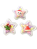 Christmas Star PVC Shaker Applique