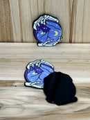 Skeleton Hands Cat Acrylic Charm