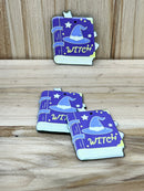 Witch Book Acrylic Charm