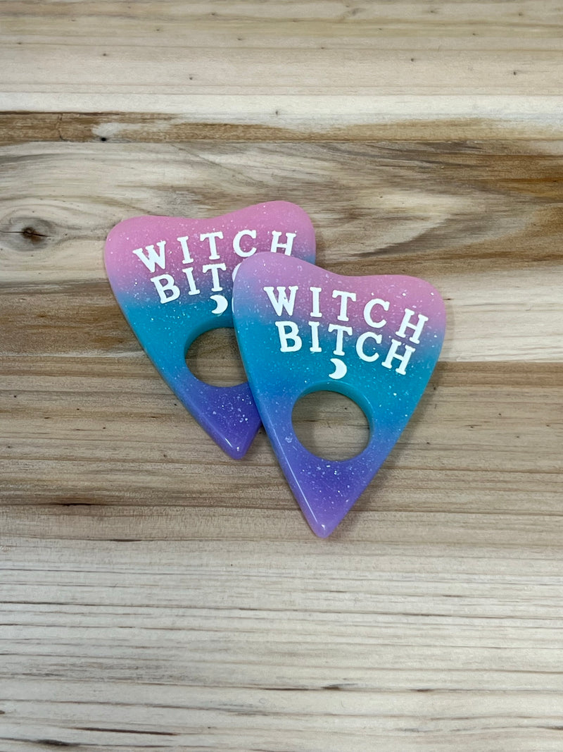 Purple, Pink, and Blue Gradient Witch Planchette 3D Resin