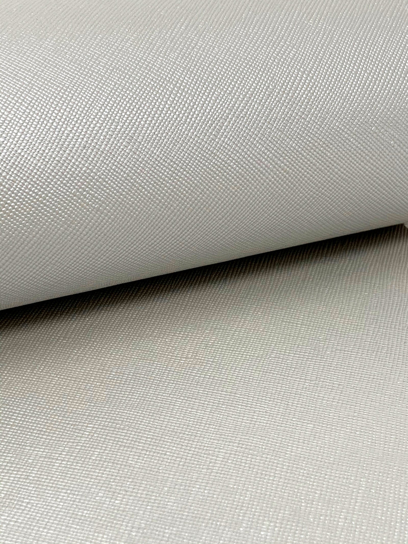 Pearl Silver Faux Leather Sheet