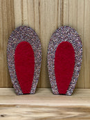 Multicolor Glitter Rabbit Ears - 1 Pair