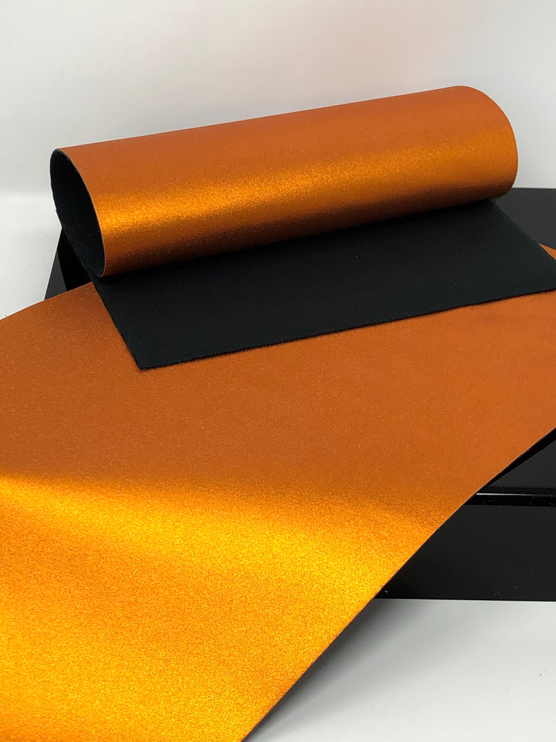 Orange Pearlized Metallic Sheet